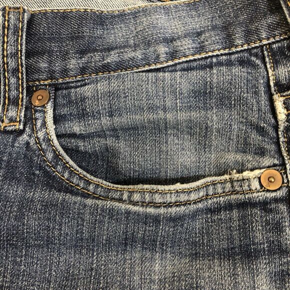 H&M Jeans Size 34/32 Slim Low Waist 100% Cotton Button Fly - Picture 15 of 16
